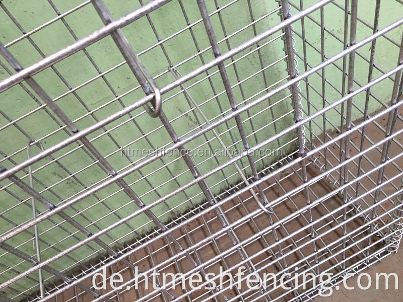 Dekorativer Garten Gabion mit Feuerstellen, geschweißtem Gabionboxkorb, Gabion -Stützmauerzaun